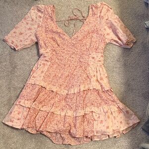 American Eagle Outfitters Pink Textured dress